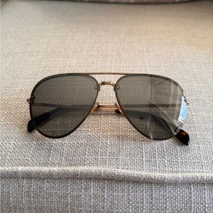 Celine Silver Aviators